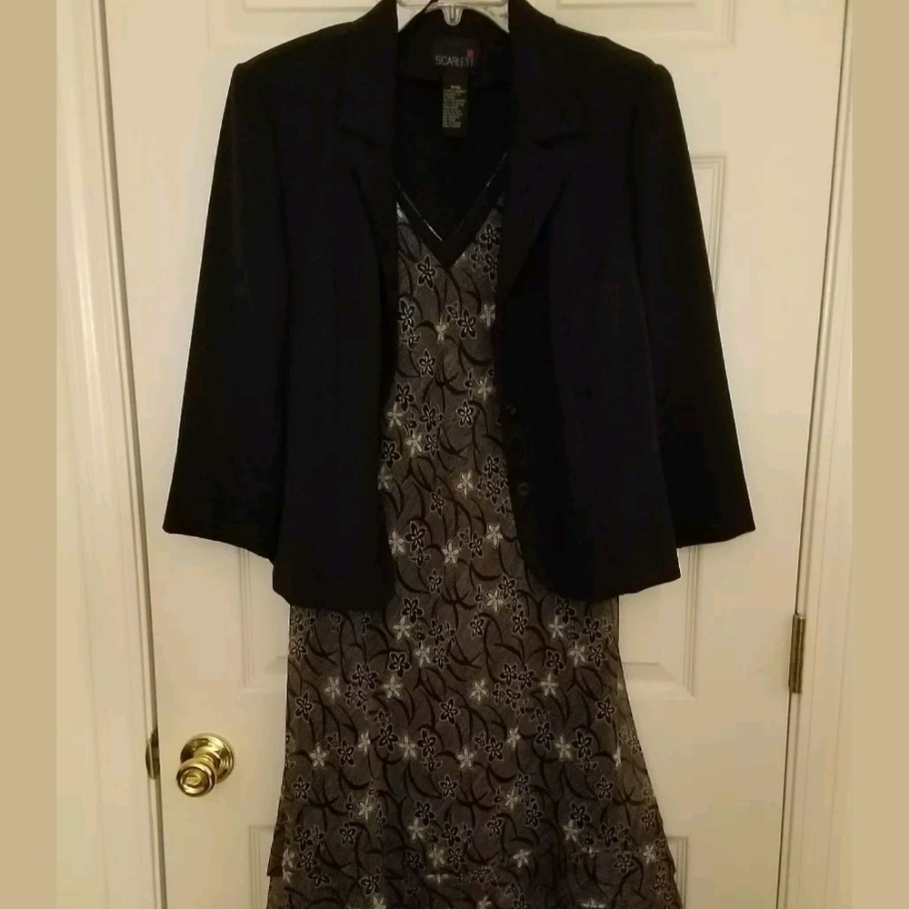 Scarlet Navy Blue Blazer and Dress 11/12